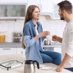 Brödningsbricka set, rostfritt stål, 4x17x23 cm, silver