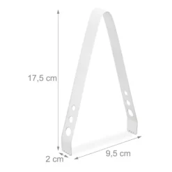 Brödningsbricka set, rostfritt stål, 4x17x23 cm, silver