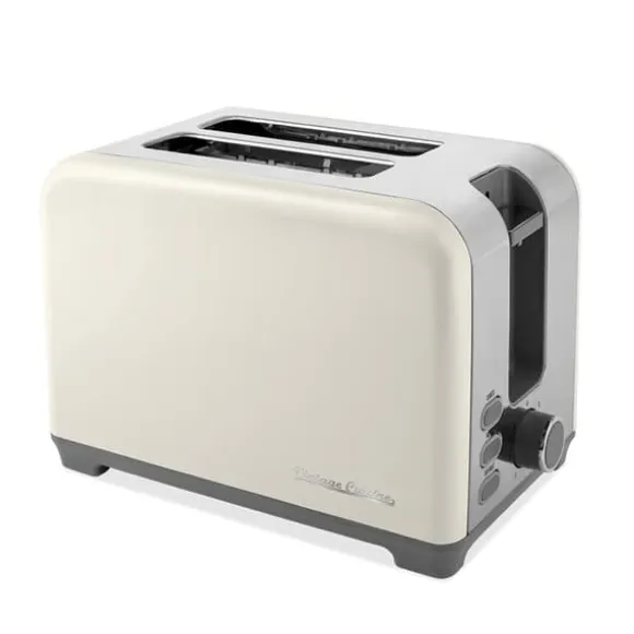 Brödrost med 2 fack Vintage Cuisine Cream