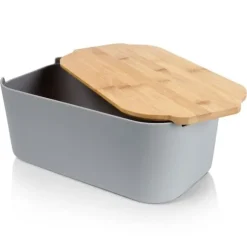 BRÖDSLÅDA MED BAMBUSKIVOR GRÅ 259302