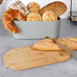 BRÖDSLÅDA MED BAMBUSKIVOR GRÅ 259302