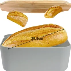 BRÖDSLÅDA MED BAMBUSKIVOR GRÅ 259302