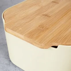 BRÖDSLÅDA MED BAMBUSKORDA, KRÄM 259303