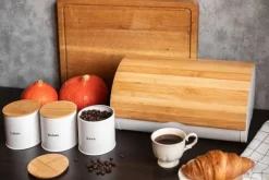 BRÖDSLÅDA MED BEHÅLLARE 2705 vit