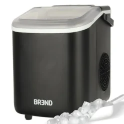 BREND Isbitaricksmaskin med Skopa – Bärbar Isblockstillverkare – Svart