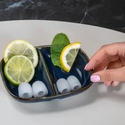 BREND Isbitaricksmaskin med Skopa – Bärbar Isblockstillverkare – Svart