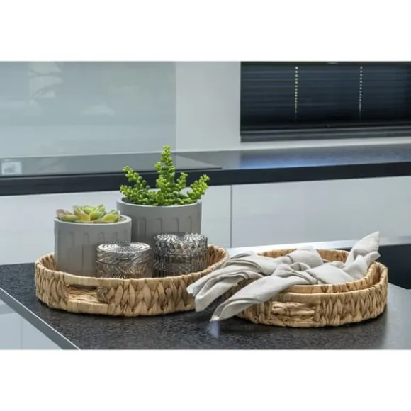 Bricka, Estoril Brickor, 29.5x22 cm / 34x26 cm / 38x30 cm, Naturalfärgad