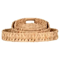 Bricka, Estoril Brickor, 29.5x22 cm / 34x26 cm / 38x30 cm, Naturalfärgad