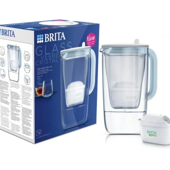 Brita Glass Jug vattenfilterkanna, glas, 1,5L