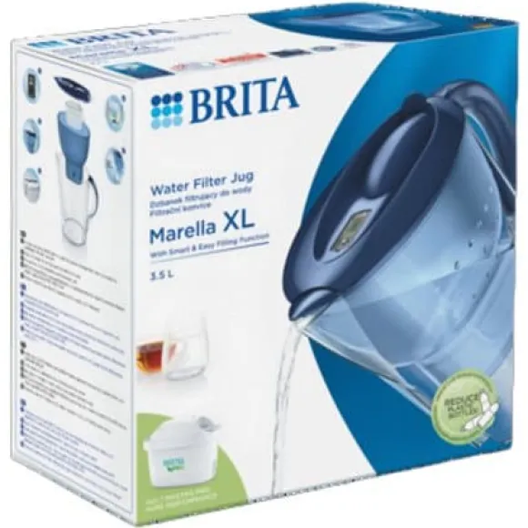BRITA Marella XL Blå MAXTRA PRO Pure Performance Filterkanna