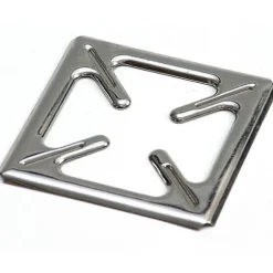 Brännarplatta i stål 9,5x9,5 cm