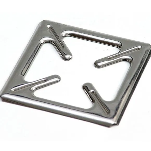 Brännarplatta i stål 9,5x9,5 cm