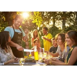 Brochette - TRAMONTINA - 75cm - Rostfritt stål - Trä - Värmetålig