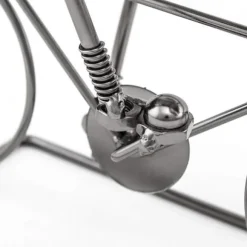 BRUBAKER Dekorativ vinflaskhållare - Metallskulptur - Presentidé - Cyklist