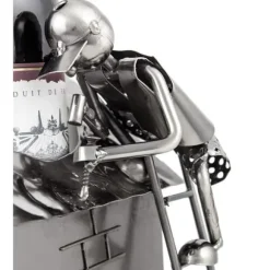 Brubaker Flaskhållare 'House with Artisan' - Metallskulptur - Silver - med presentkort