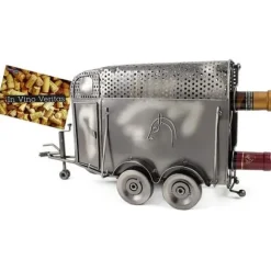 Brubaker Flaskhållare 'Van 2 Places' - Metallskulptur - Silver - med presentkort