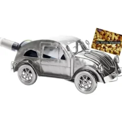 BRUBAKER Vinflaska Ställ Oldtimer i Metall Nostalgisk Bil - 32 cm Dekoration för Vinflaskor