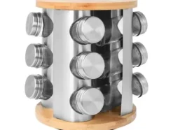 Brunbeste Lumarko Rotary kryddhylla 12 behållare 1620!