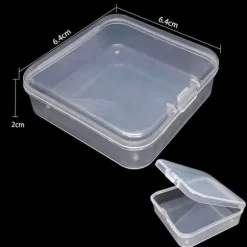 BTE AV ORGANISATOR I PLAST 6,4X6,4X2CM 2PCS/PÅSE