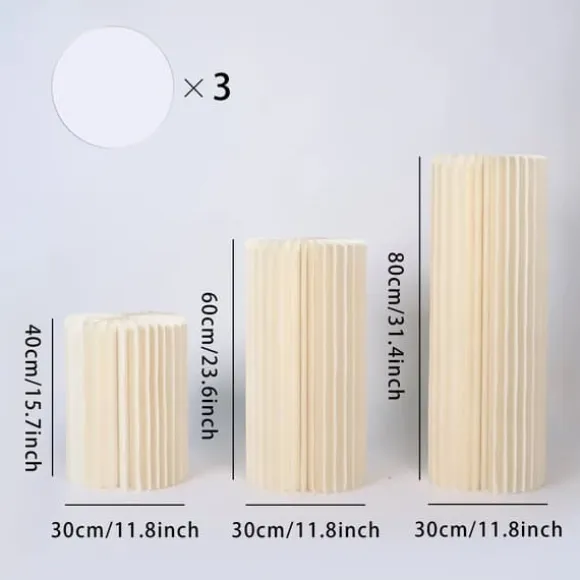 Buffetstativ, Klart PVC-material, Robust och Elegant Design,vit 40 60 80