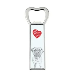 Bullmastiff, Bulmastiff - flasköppnare med en hund, personlig kylöppnare, unik present till en man från Art-Dog
