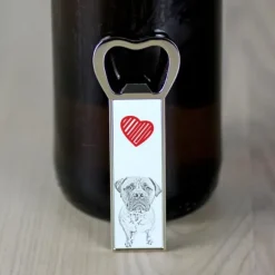 Bullmastiff, Bulmastiff - flasköppnare med en hund, personlig kylöppnare, unik present till en man från Art-Dog
