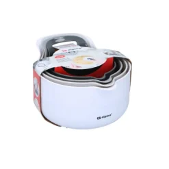 Bunkar i plast i olika storlekar 4-pack