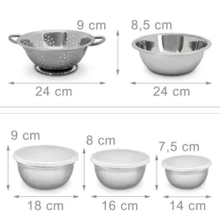 Bunkeskålset, Rostfritt stål, Silver