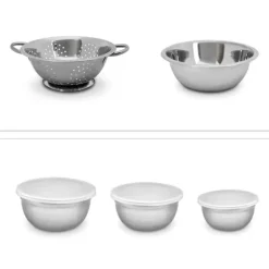 Bunkeskålset, Rostfritt stål, Silver