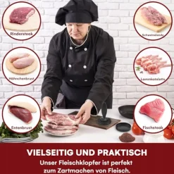 BURGARPRESS HAMBURGARKÖTTSTÄNST manuell 10 cm non-stick