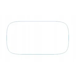 Burketikett 7,5x4 cm för marmelad 48 st. vit matt