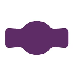 Burketikett 7x4 cm för marmelad 72 st. matt lila