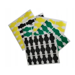 Burketikett 7x4 cm för marmelad 72 st. matt lila