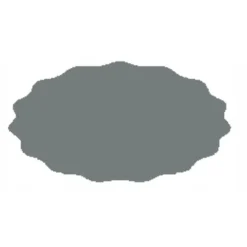 Burketikett 5,5x3 cm för marmelad 80 st. mattgrå