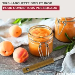 Burköppnare - Fackelmann - 30382 - Trä - Rostfritt stål - 22,5 cm