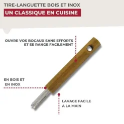 Burköppnare - Fackelmann - 30382 - Trä - Rostfritt stål - 22,5 cm