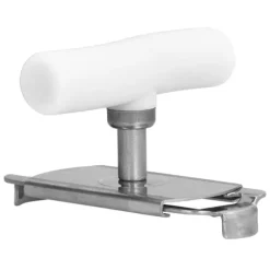 Burköppnare i rostfritt stål Bärbar manuell flasköppnare med ergonomiskt handtag Bekväm att använda för KitchenWhite