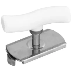 Burköppnare i rostfritt stål Bärbar manuell flasköppnare med ergonomiskt handtag Bekväm att använda för KitchenWhite