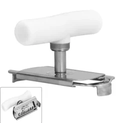 Burköppnare i rostfritt stål Bärbar manuell flasköppnare med ergonomiskt handtag Bekväm att använda för KitchenWhite