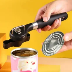 Burköppnare Manual Burköppnare Flasköppnare i rostfritt stål Slät kant Halkfritt handtag för kök