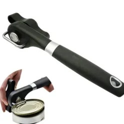 Burköppnare Manual Burköppnare Flasköppnare i rostfritt stål Slät kant Halkfritt handtag för kök