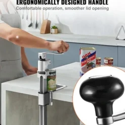 Burköppnare, Manuell kommersiell bordsöppnare, 74x23,5x10 cm, Justerbar kraftig stål