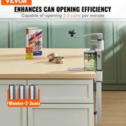 Burköppnare, Manuell kommersiell bordsöppnare, 74x23,5x10 cm, Justerbar kraftig stål