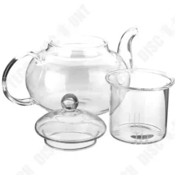 Cafetière - TD® - Théière 600 ml - Borosilikatglas - Värmebeständig - Transparent