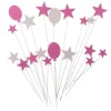 Cake Topper Stjärnor Ballonger