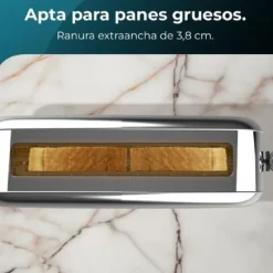 Cecotec Vertikal Brödrost Toastin Time 850 Inox Lång