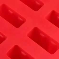 10-cellers silikonglassform för fryst glass med lock