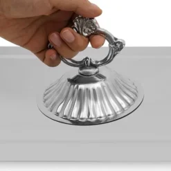 Chafing Dish, Rostfritt Stål, 2,38 Gallon, Justerbar Värme, Hållbar Design, Lämplig för Evenemang