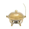 Chafing Dish, Rostfritt Stål, 8 Liters Kapacitet, 23,5 x 14,5 x 12 tum Mått, Bufféservering Kompatibilitet, Brandsäkra Handtag