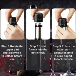 Champagne Räddare Färskbevarad läckagesäker Tätningslock